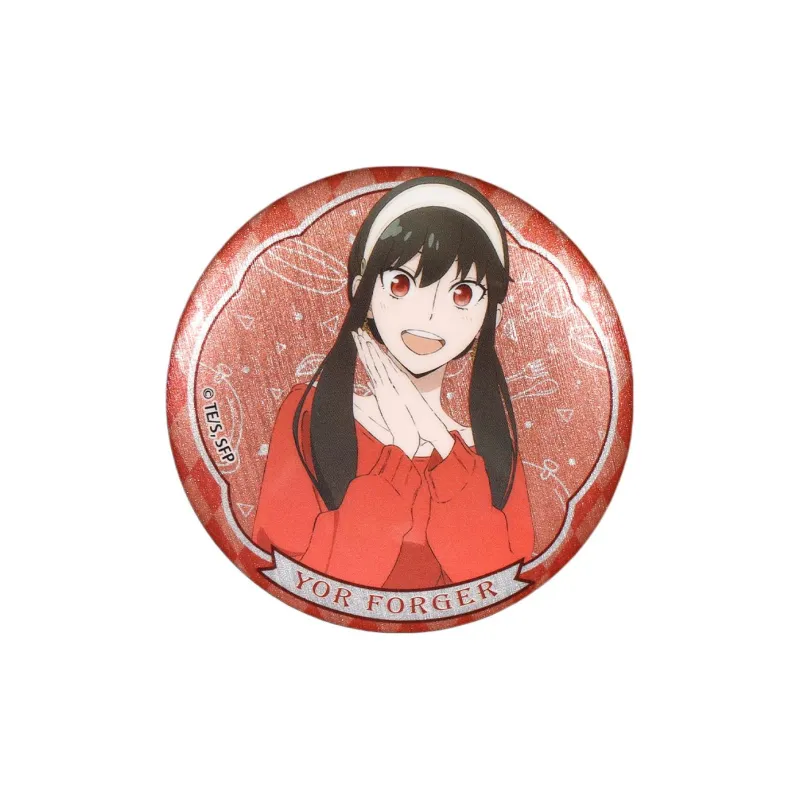 BOOM COMIC SPY X FAMILY Silver Threaded Home Anya Lloyd Yorokun Official Store Badges-2