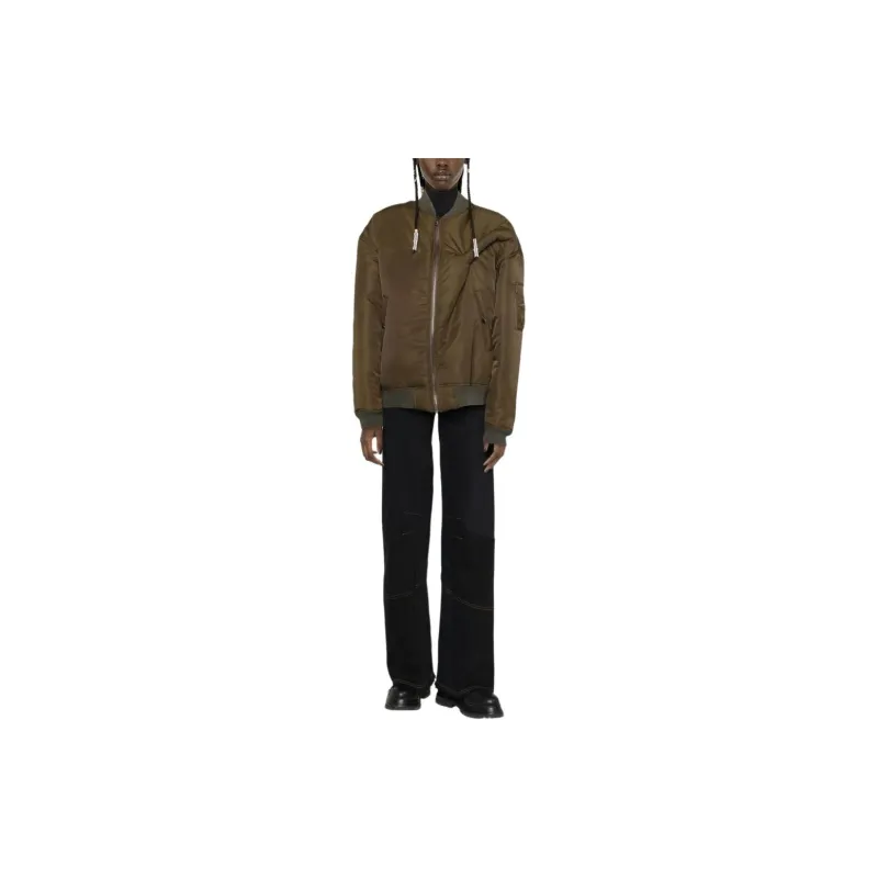 Y/Project Embroidered logo Pinched Bomber Jacket-2