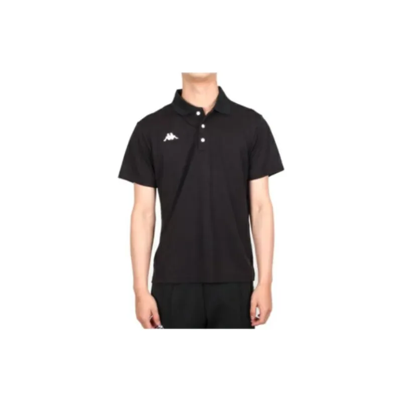 Kappa Polo Shirts Unisex Black-2