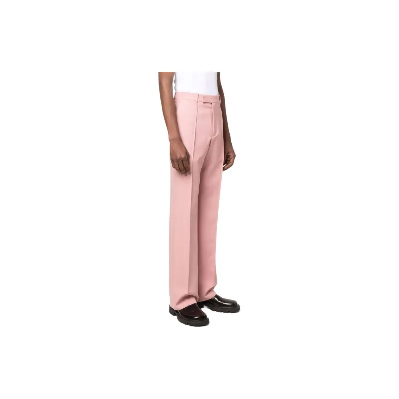 GUCCI Pressed-crease Tailored Trousers-3