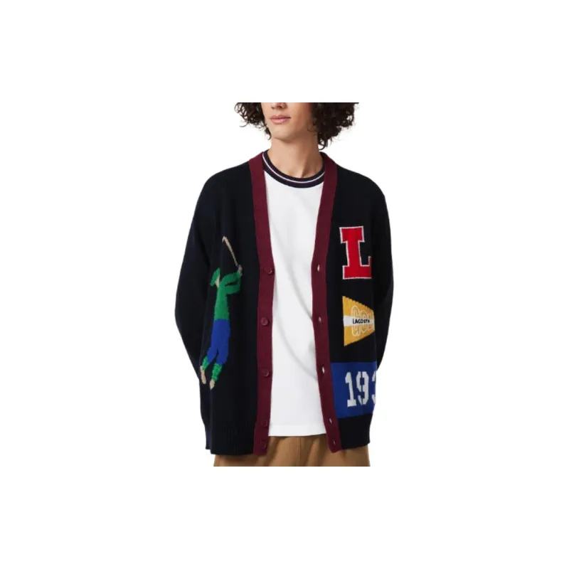LACOSTE Sweater Unisex Navy Blue-3