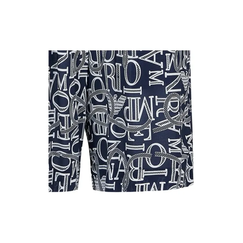 EMPORIO ARMANI SS24 Beach Shorts Men's Navy-4