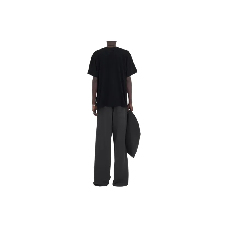 MM6 Maison Margiela Numbers Motif Patch Crewneck T Shirt-2