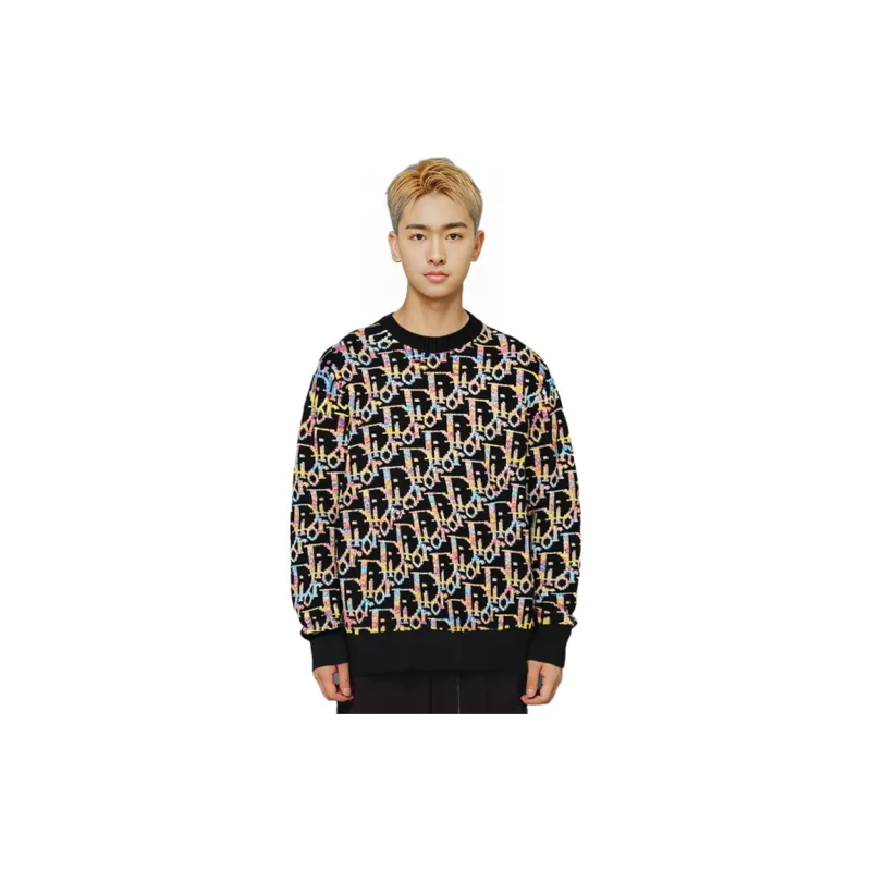DIOR Quarterly New Products Sweaters Men Black-2