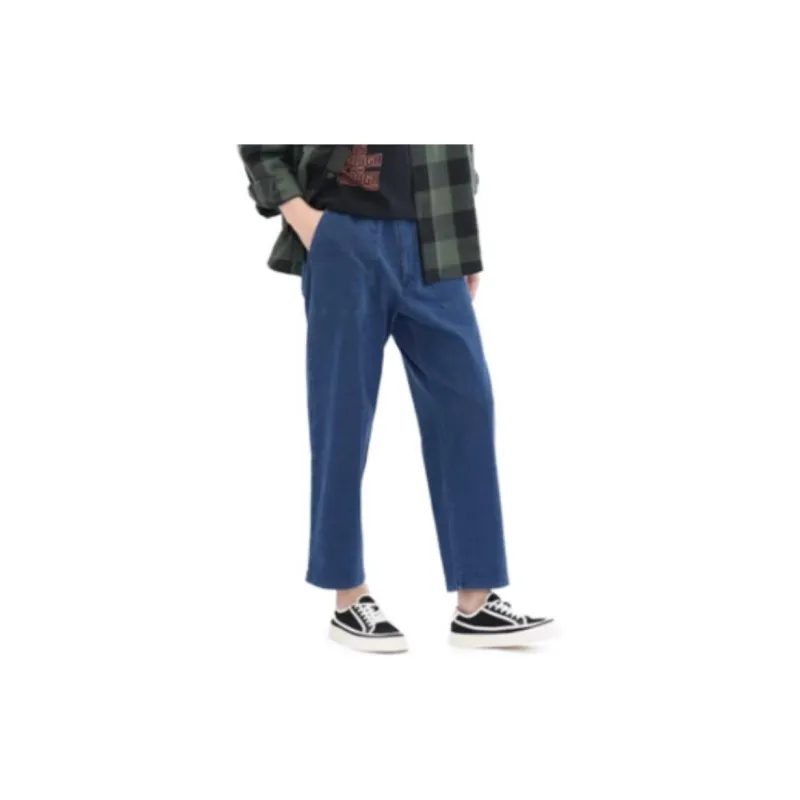 UNIQLO Casual Pants Men Blue-2