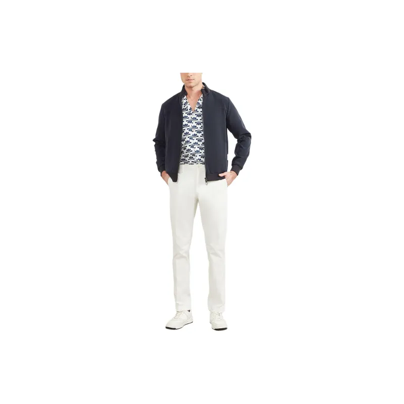 GUESS Logo Zip-Up Jacket Jackets Coats Men's Marine Blue-1