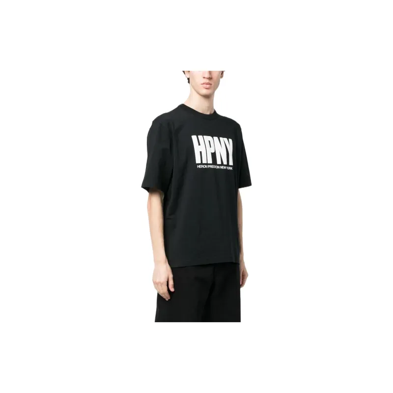HERON PRESTON Hpny Tee 'Black/White'-3