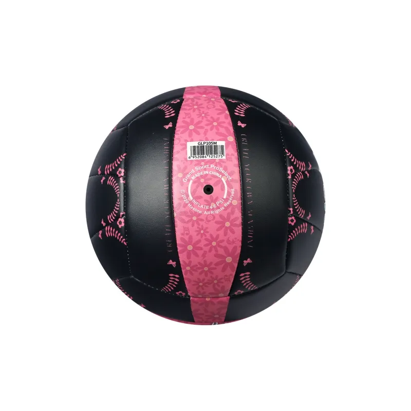 ProSelect x XIAOMABAOLI PU Size 5 Volleyball Unisex Black Pink-5