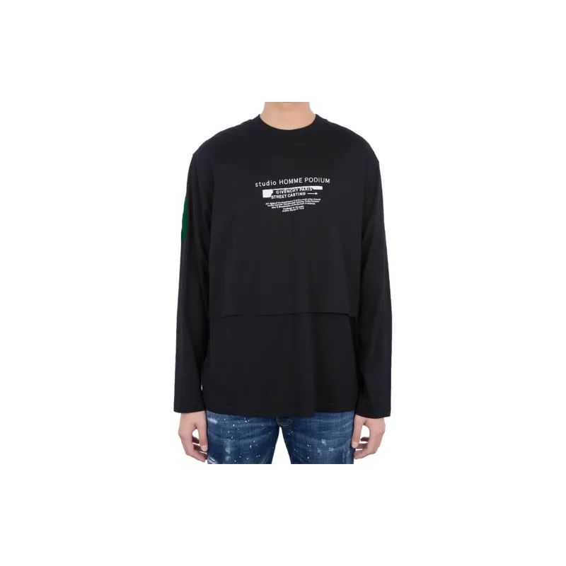 Givenchy T Shirts Men Black-3