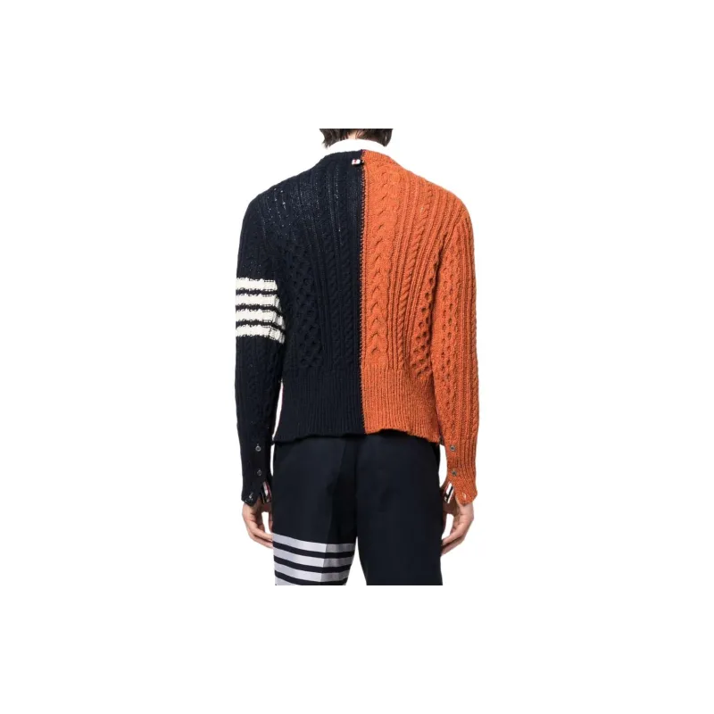 THOM BROWNE Sweaters Men Orange Red-2
