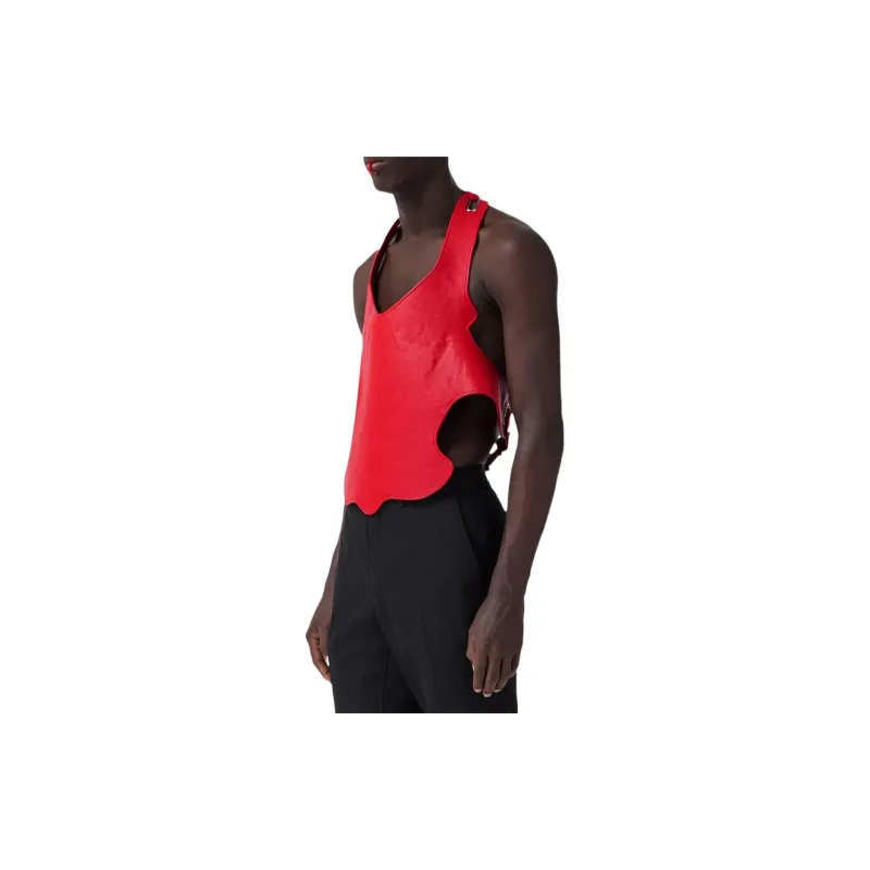 Burberry Vests Men Red-3