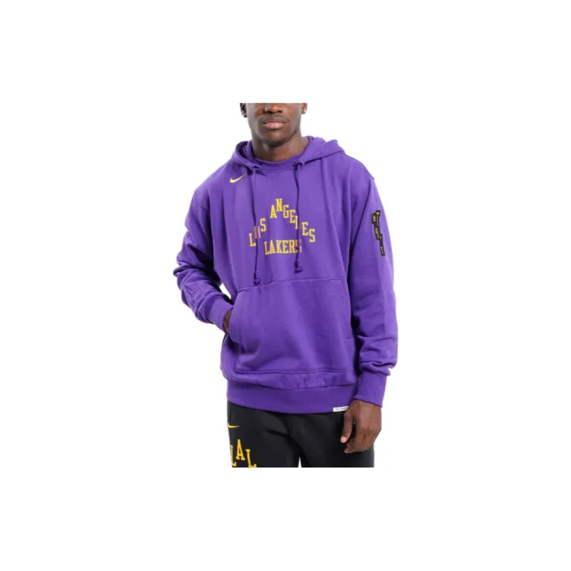 Nike Los Angeles Lakers Standard Issue 2023/24 City Edition Men's Nike Nba Courtside Hoodie-3