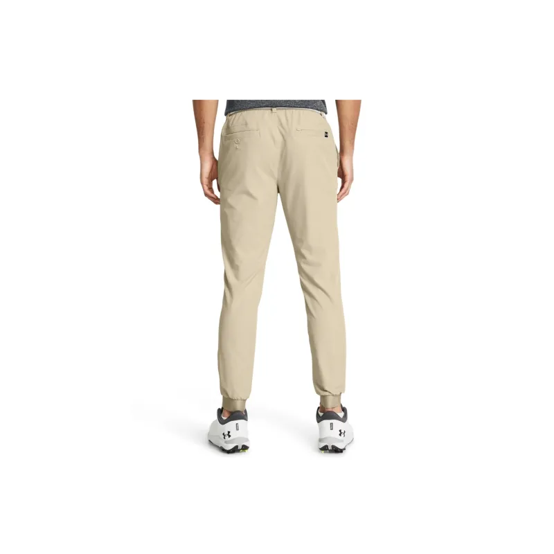 Under Armour Knitted Sports Pants Men's Khaki Gray-4