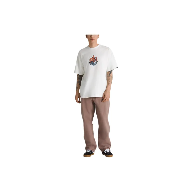 Vans SKATE CLASSICS FW24 Goldfish T-Shirt Unisex White-1