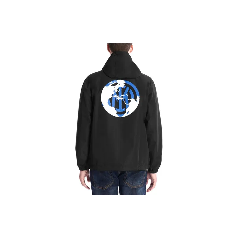 F.C. Internazionale Milano IM WORLD CREST JACKET Jackets Coats Men's Black-3