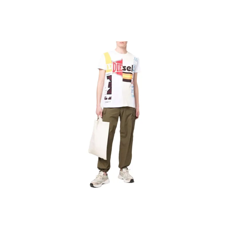 DIESEL T Shirts Men White-1