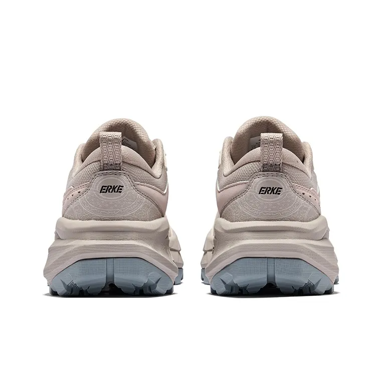 Erke Height Increasing Coverage Low-Top Casual Shoes Women's Light Pink-3
