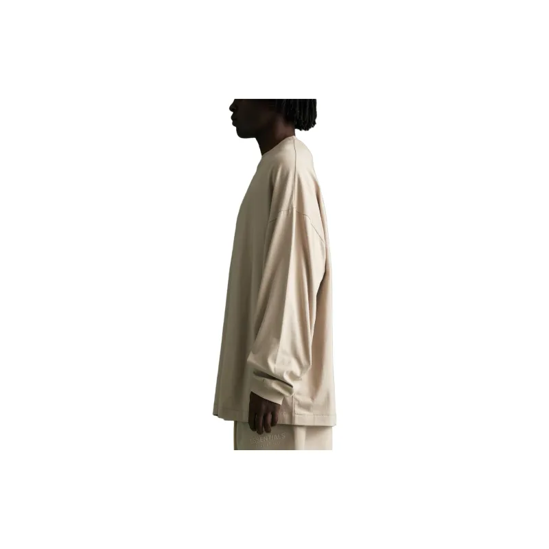 Fear Of God Essentials Logo embroidered Long sleeve T shirt-5