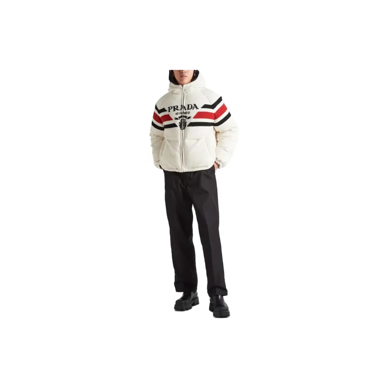 PRADA Down Jackets Men White-2