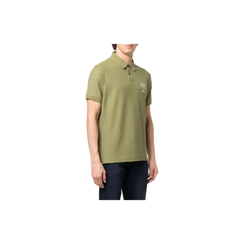 BARBOUR Polo Shirts Men Green-2