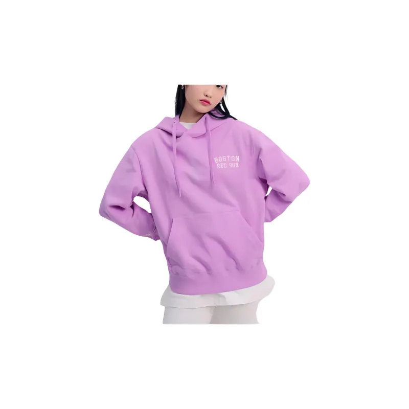 MLB SS24 Boston Red Sox Sweatshirt Unisex Light Lavender-3