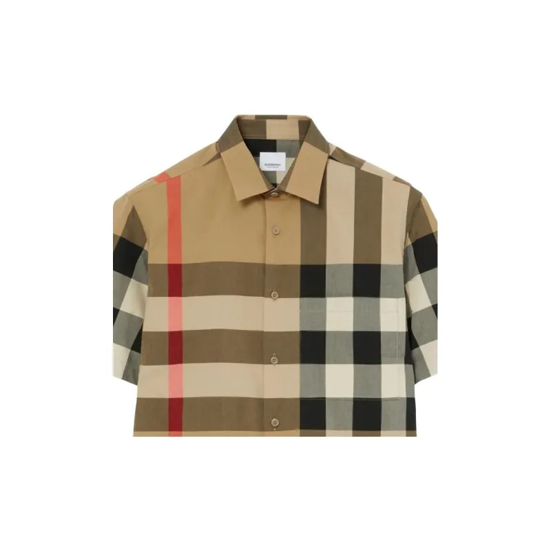 Burberry Checkered Short sleeved Shirt-3