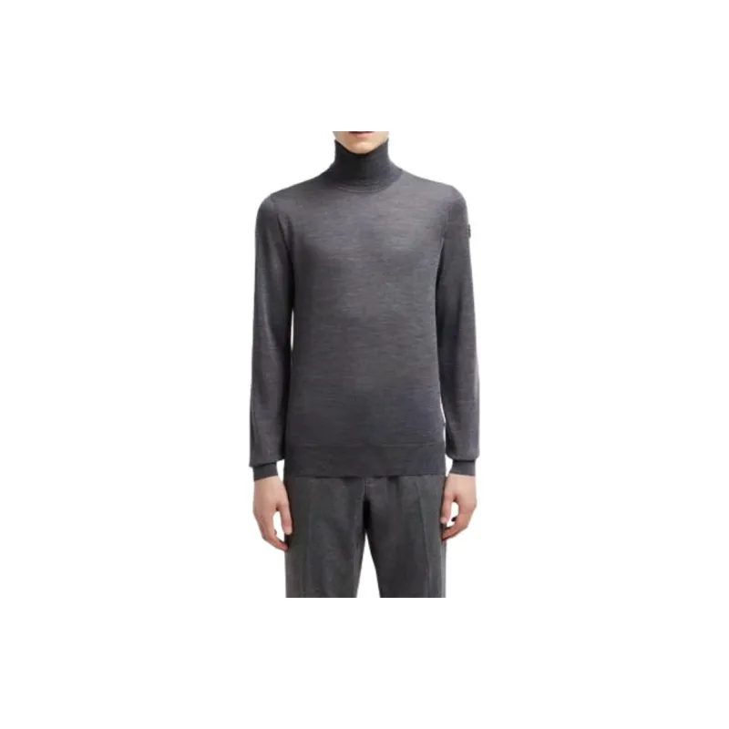 Moncler Sweaters Men Gray-2