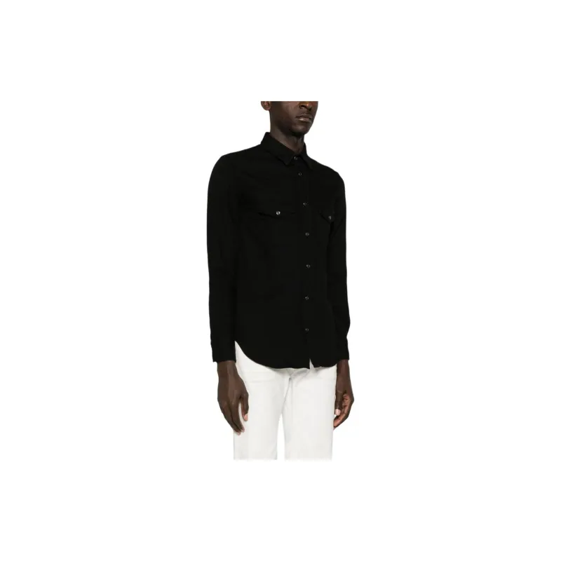 TOM FORD Pocket Patch Long Sleeved Shirt-3