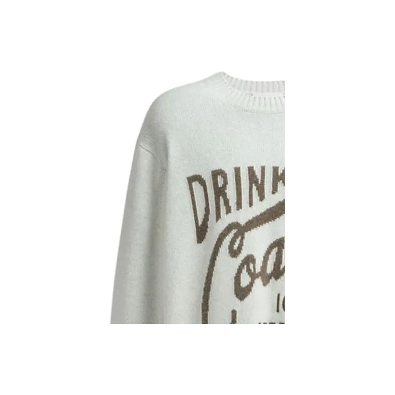 COACH SS24 Sweater Men's Beige Blue-4