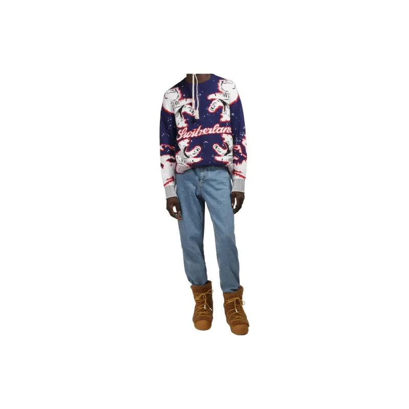 BALLY Sweaters Unisex Dark Blue-2