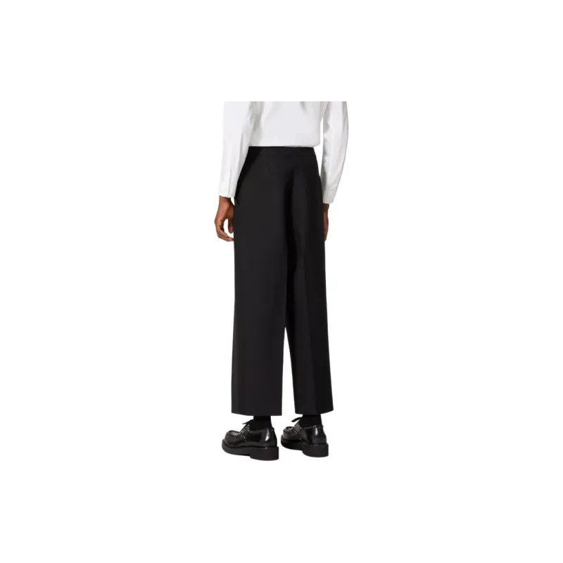 Valentino Pleat Detailed Cropped Pants-2