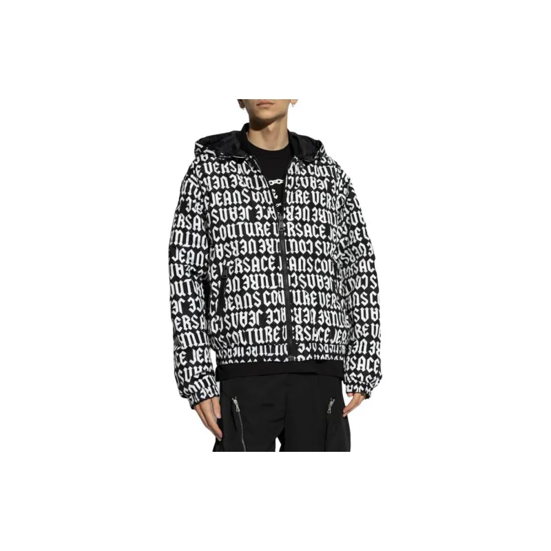 VERSACE JEANS COUTURE Reversible Hooded Puffer Jacket-2