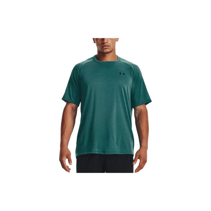 Under Armour Tech T Shirts Men Dark Green-3