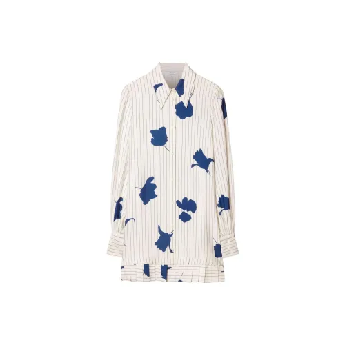 OFF WHITE Floral print Shirt Dress