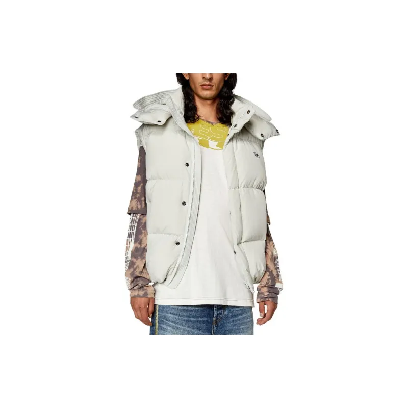 DIESEL Vests Men White-3