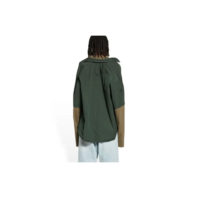 Balenciaga Shirts Men Green-3