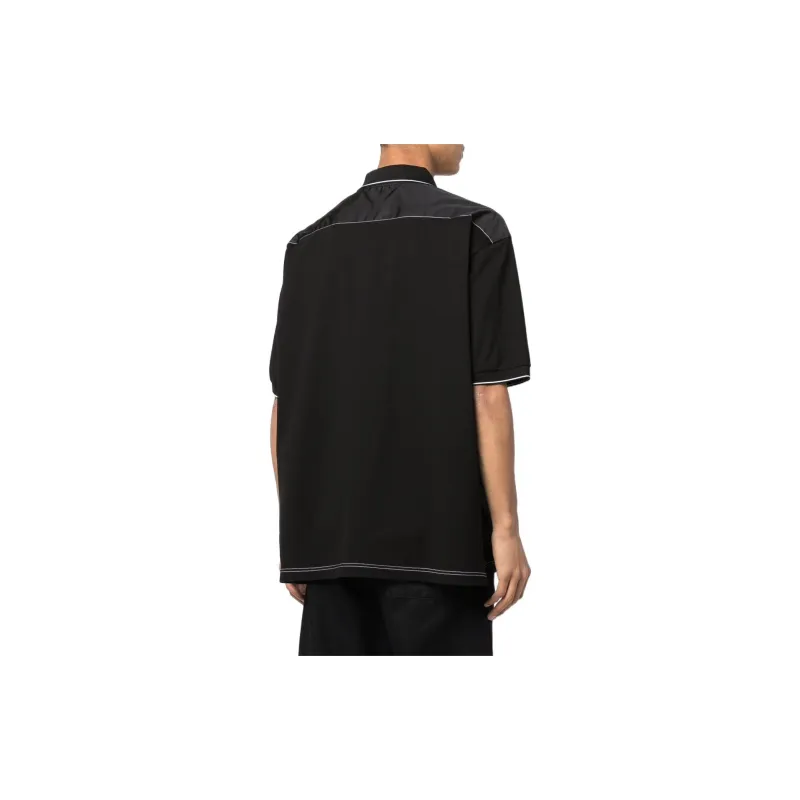 PRADA SS22 Polo Shirt Men's Black-5