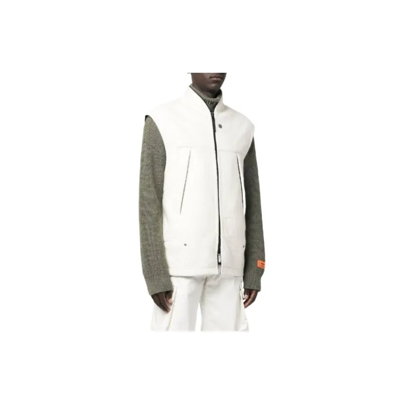 STONE ISLAND Vests Men White-3