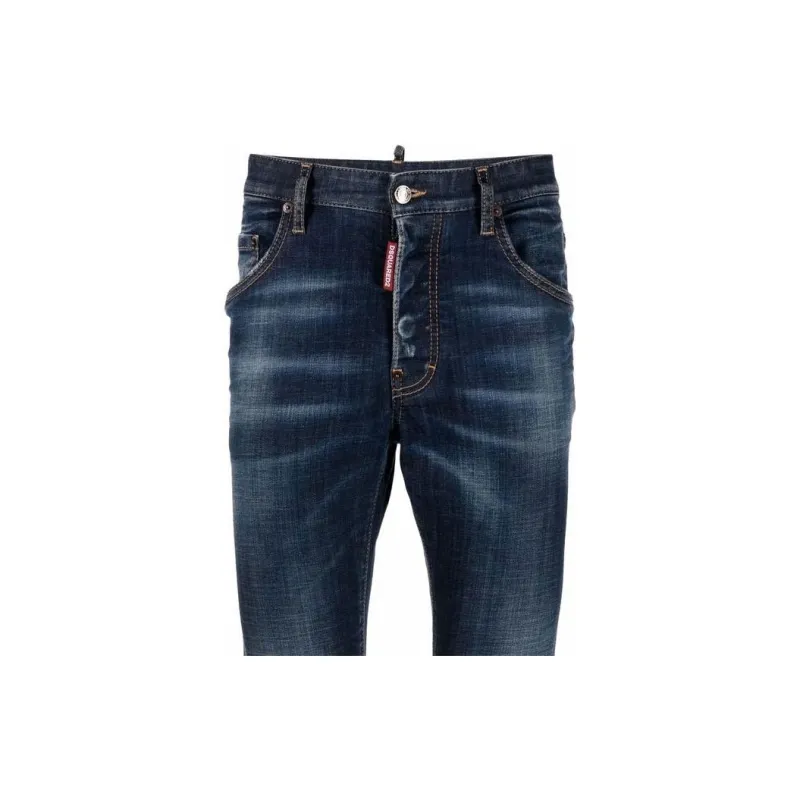 Dsquared2 Mid Rise Distressed Skinny Fit Jeans-4