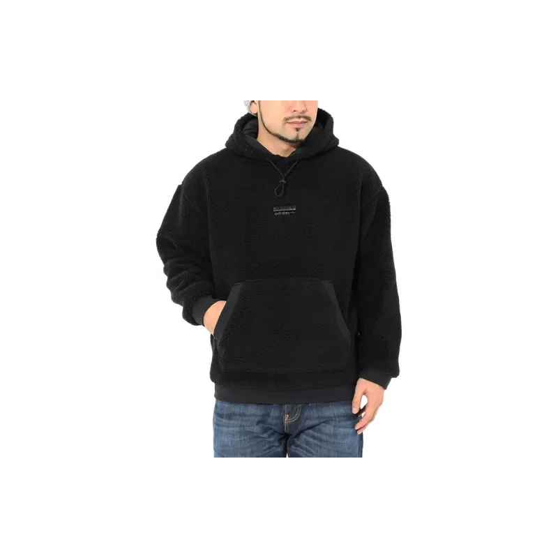 Adidas Originals R.Y.V. FLEECE Sweatshirt Men's Black-5