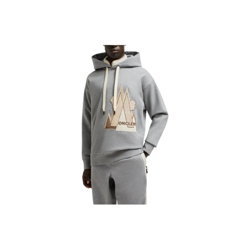 Moncler Logo Printed Drawstring Hoodie-3