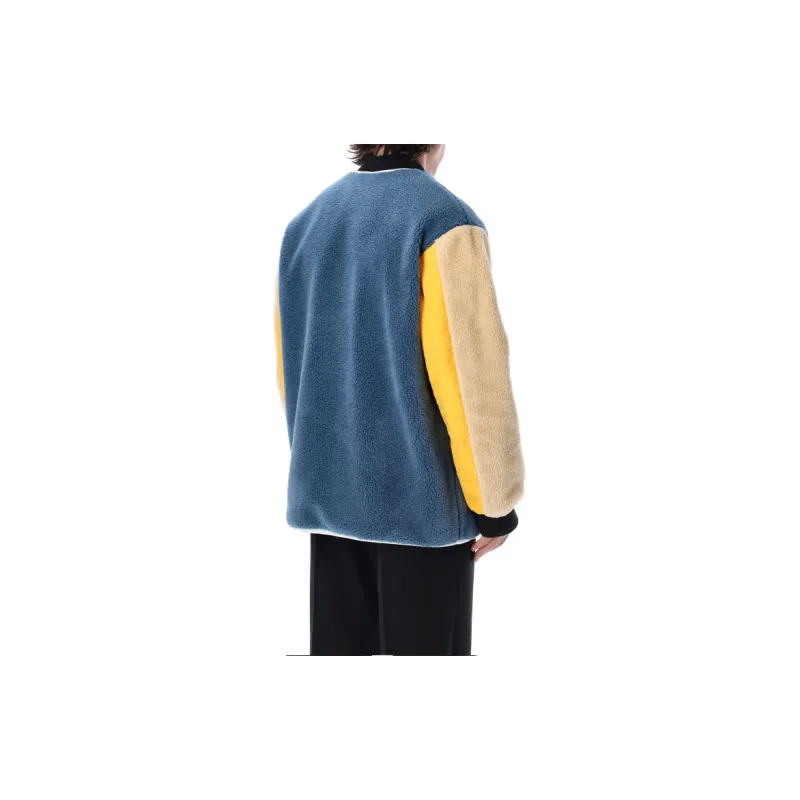 AMBUSH Color-Block Buttoned Fleeced Jacket-3