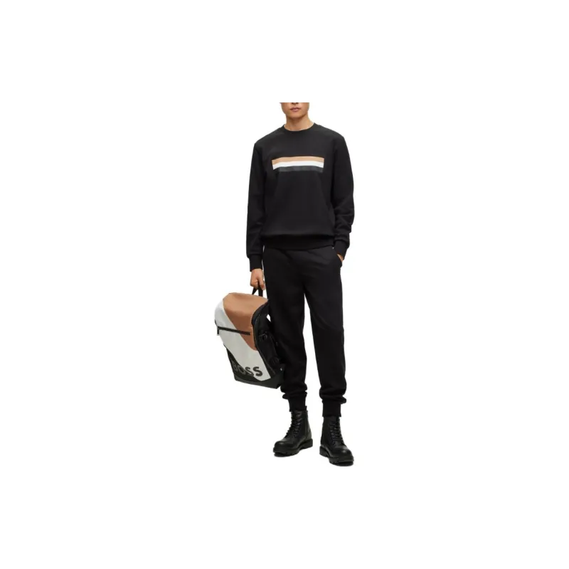 HUGO BOSS Stripe detailing Cotton Track Pants-1