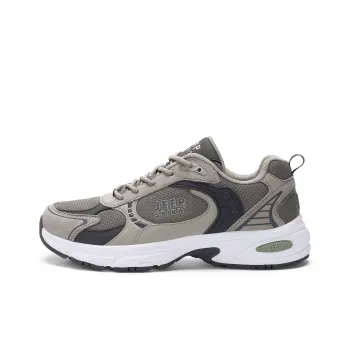 JEEP SPIRIT Low Top Running Shoes Men's Moon Dust Gray
