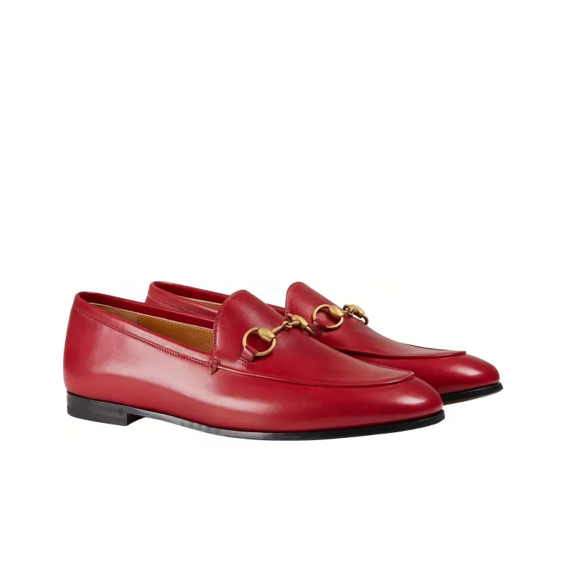 GUCCI Jordaan Loafers Women's Red-3