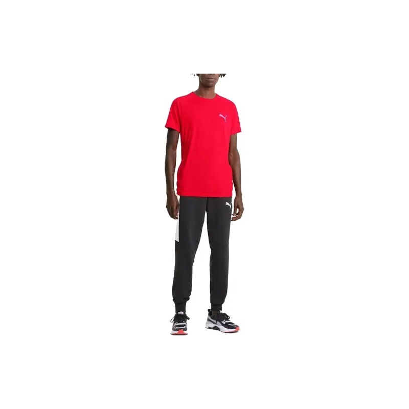 PUMA Essentials T-Shirts Men High Risk Red-2