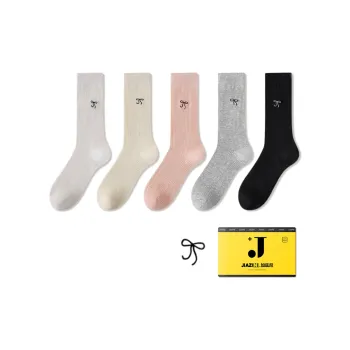 JIAZINI Mid-Calf Socks Women's 5 Pack