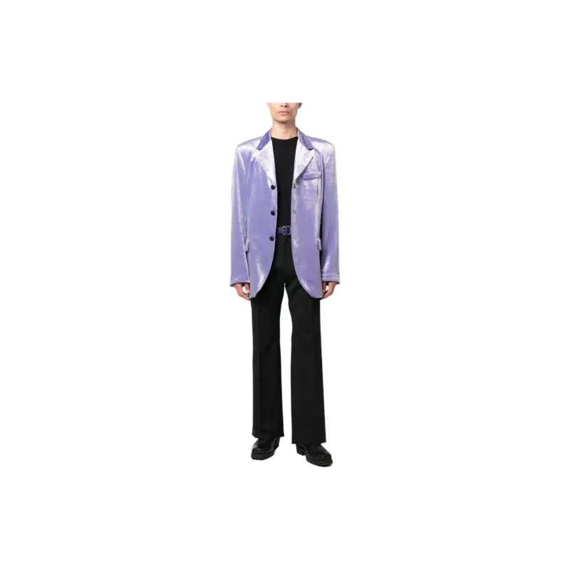 MARNI Single breasted Velvet Blazer-3