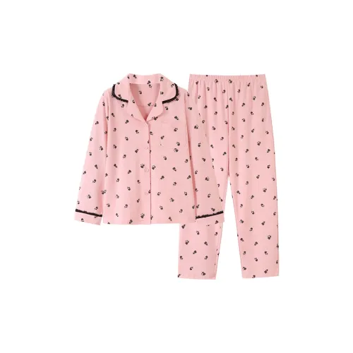 Song Qianya Pajama Set Women's Pink