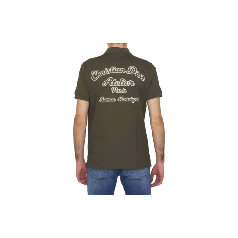 DIOR CHRISTIAN DIOR ATELIER Polo Shirt Men's Green-3